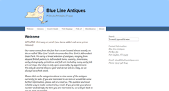 Desktop Screenshot of bluelineantiques.com